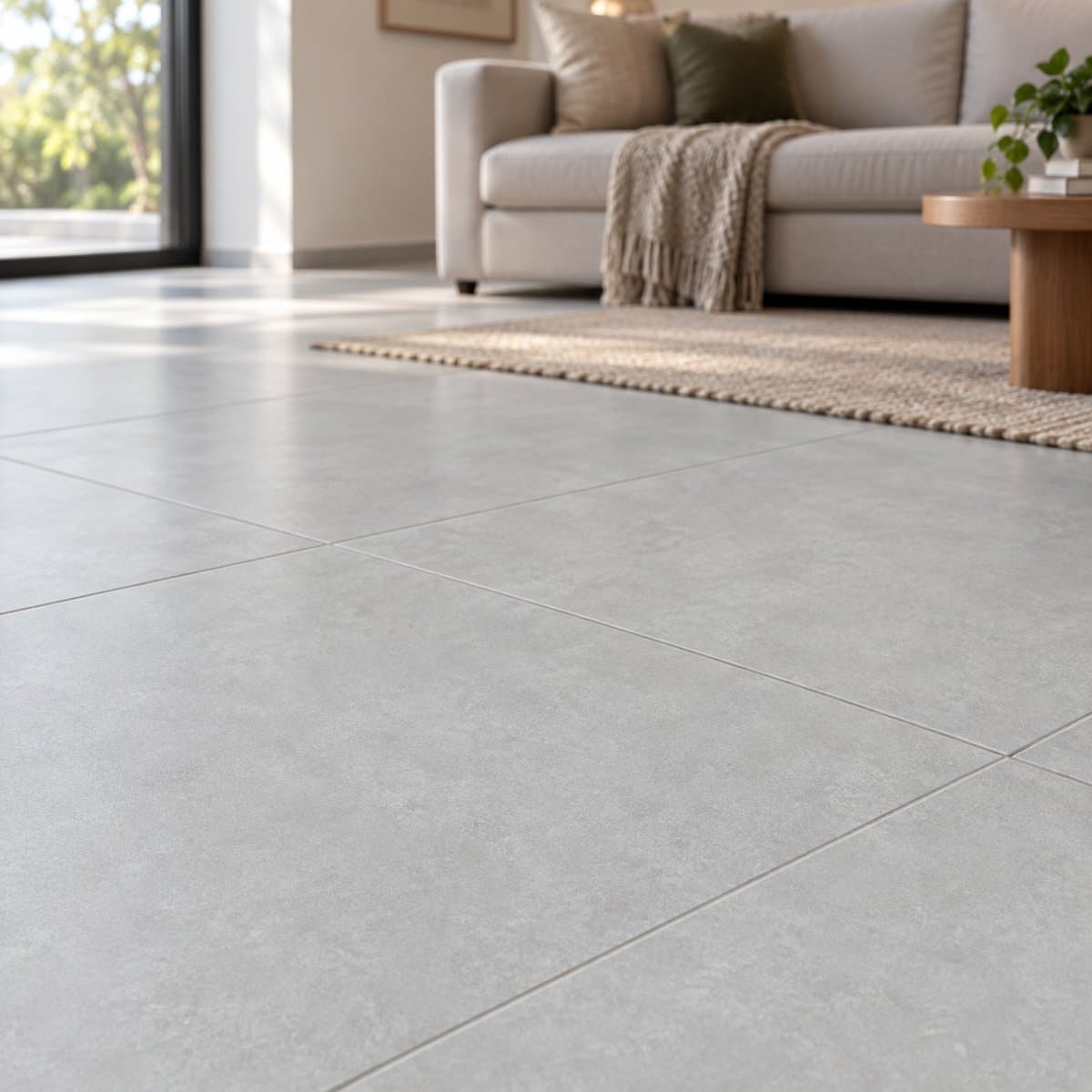 Biancogres Cemento Grigio Acetinado 60 × 60